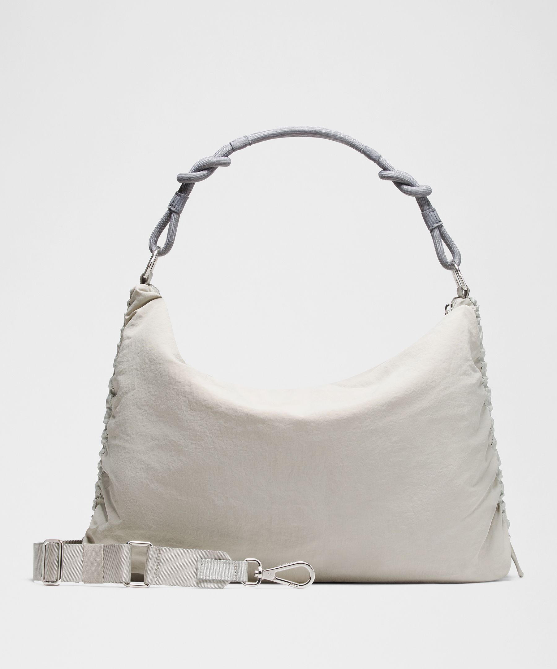 Convertible Ruched Crossbody Bag
