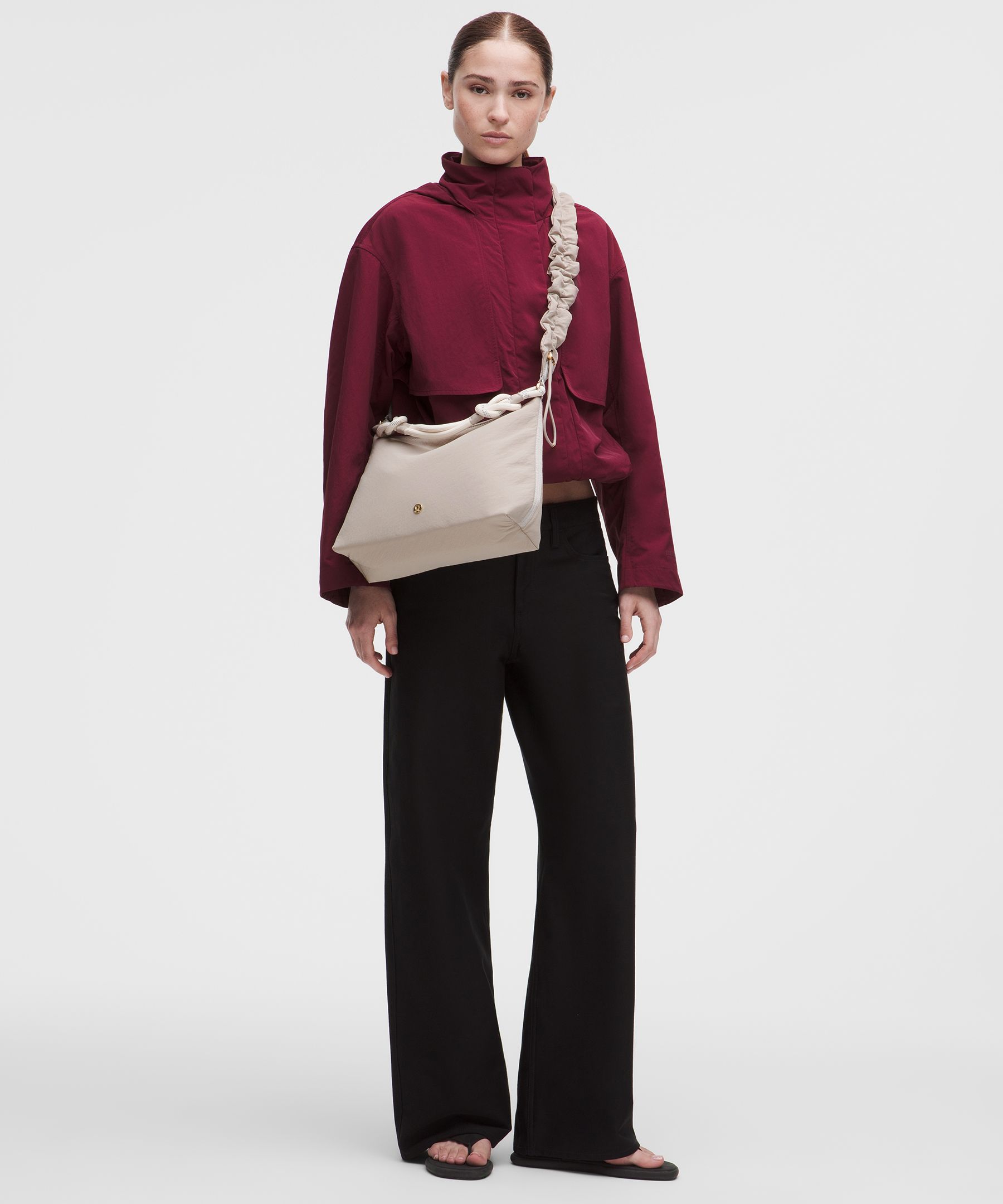 Sac bandoulière ruché convertible 6,5 l