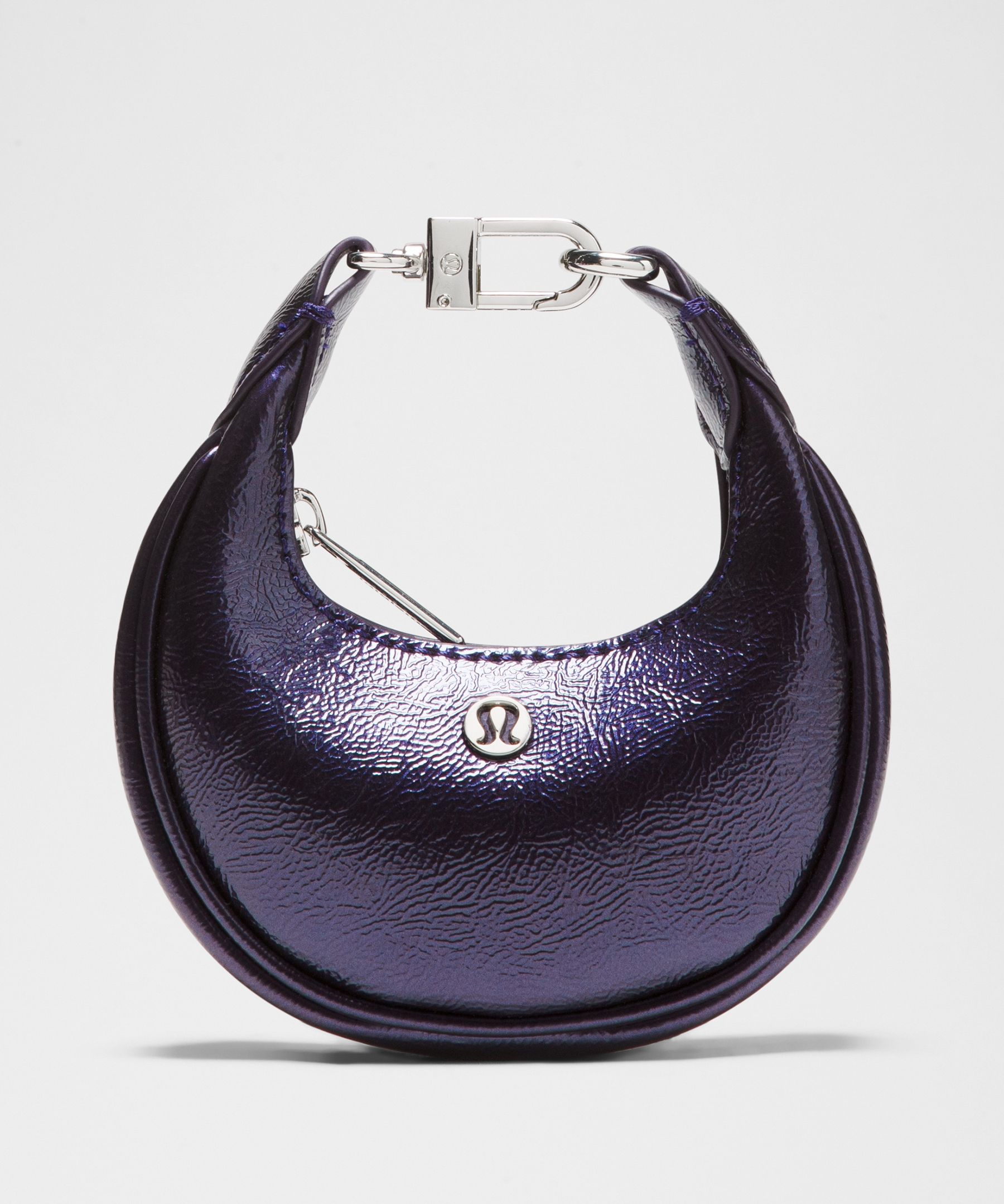 Crescent Bag Nano Textured Leather Alternative