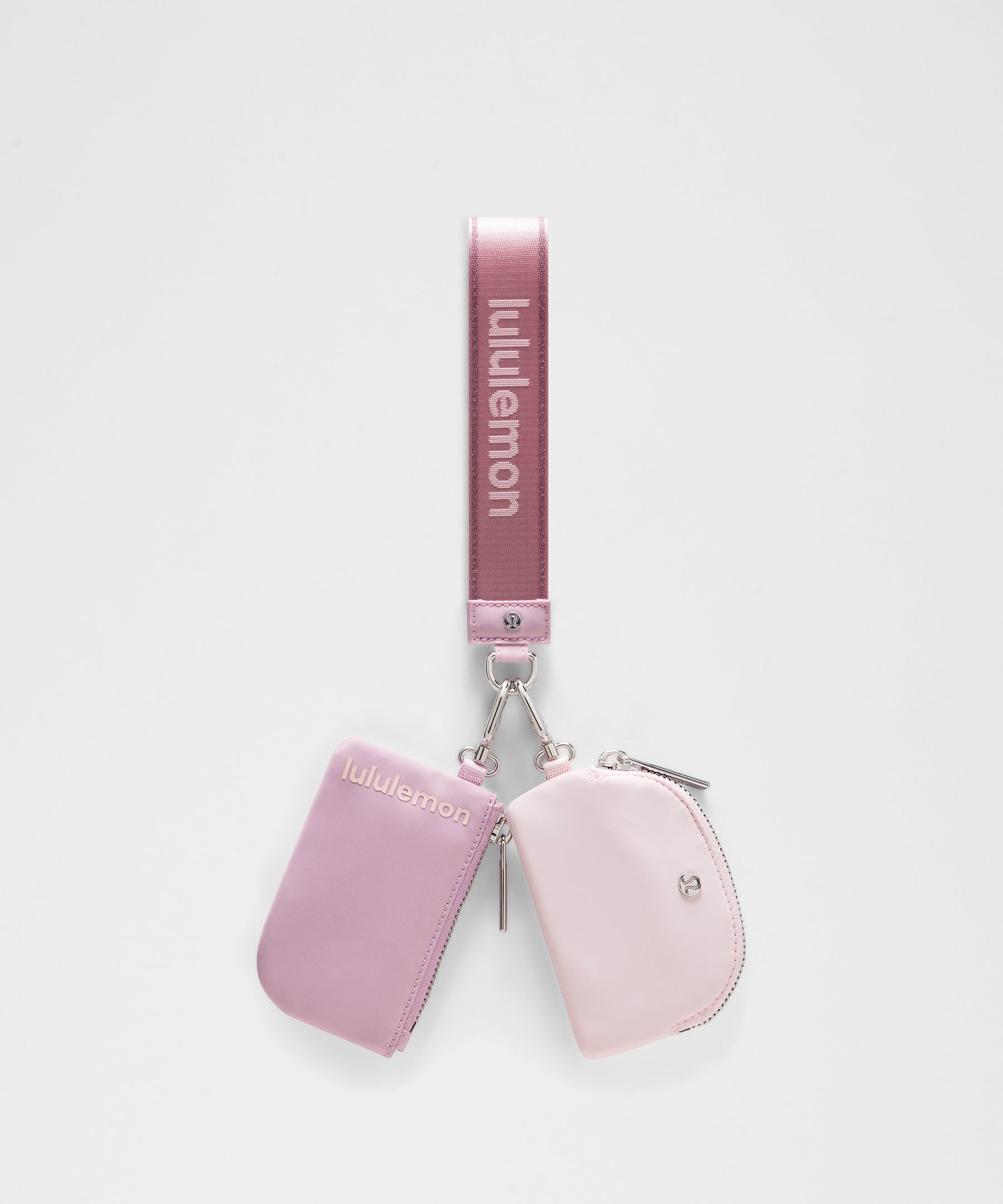 Dual Pouch Wristlet Metallic Stripe by Lululemon
