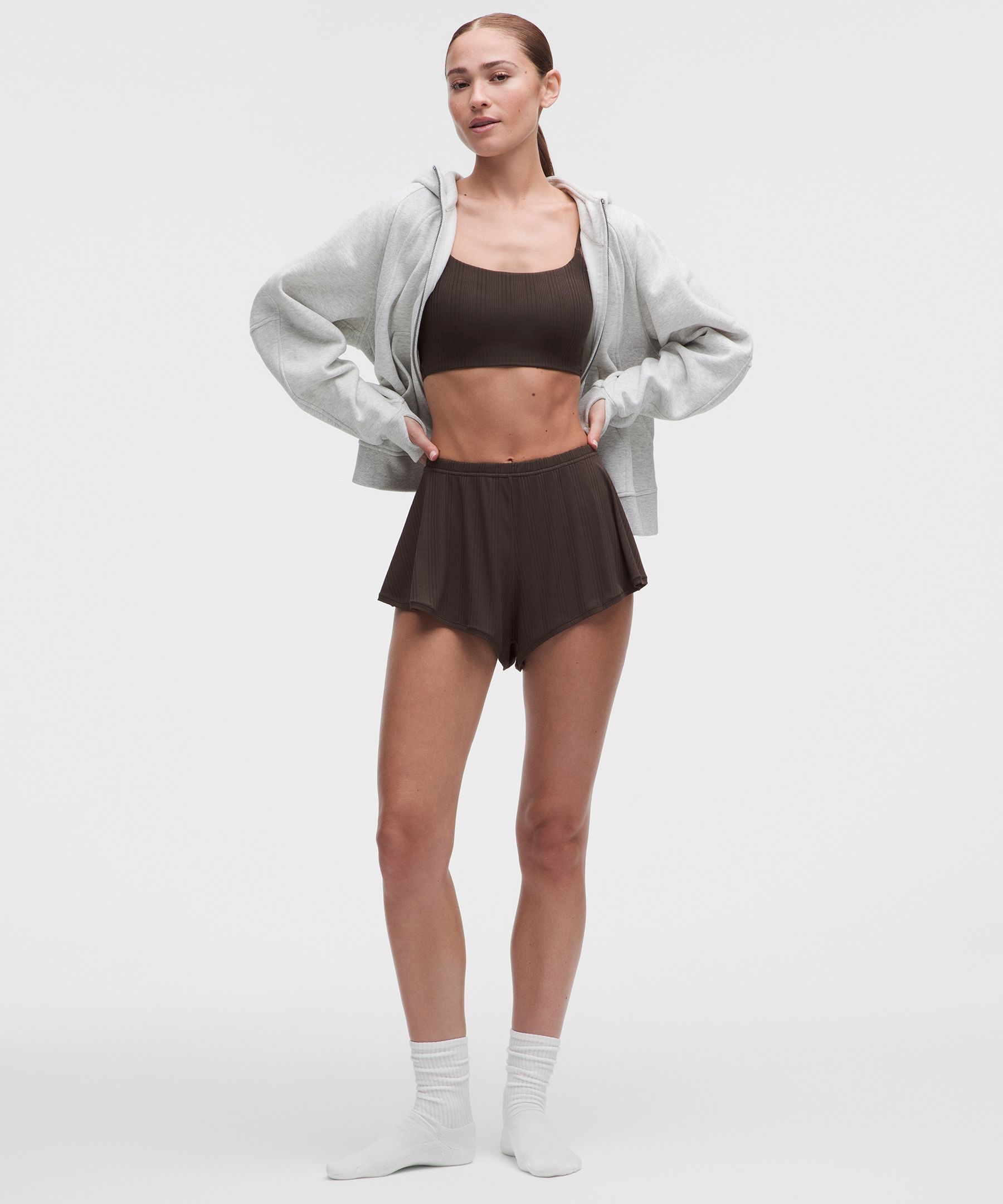 UnderEase High-Waist Ribbed Shortie Underwear