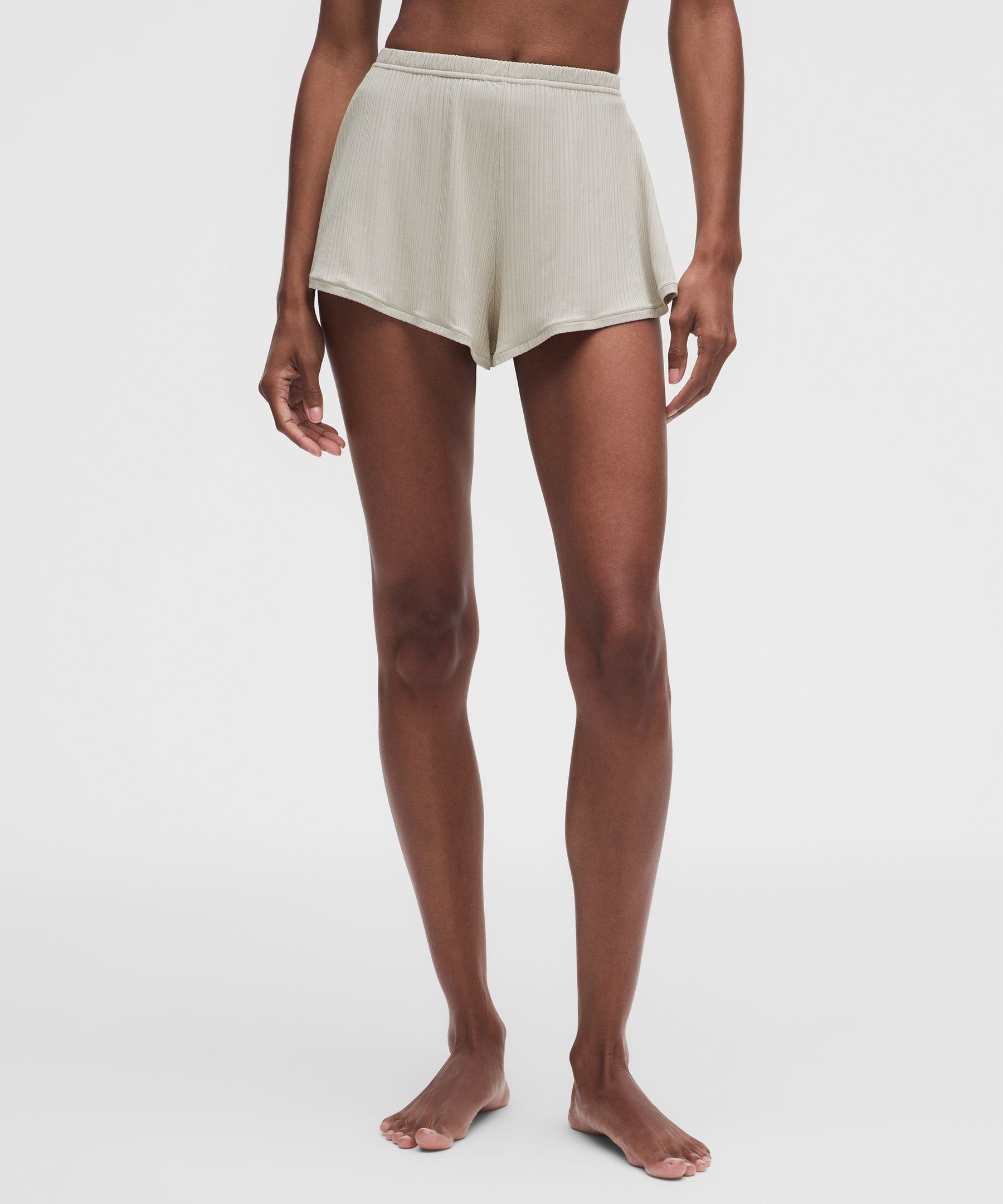 UnderEase High-Waist Ribbed Shortie Underwear