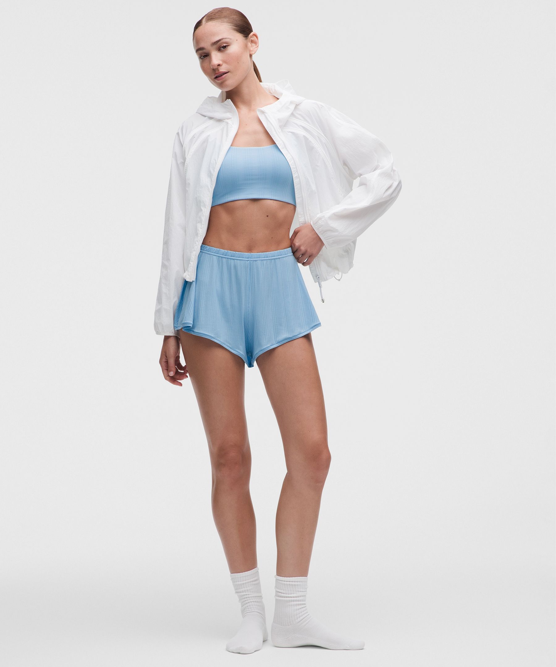 UnderEase High-Waist Ribbed Shortie Underwear