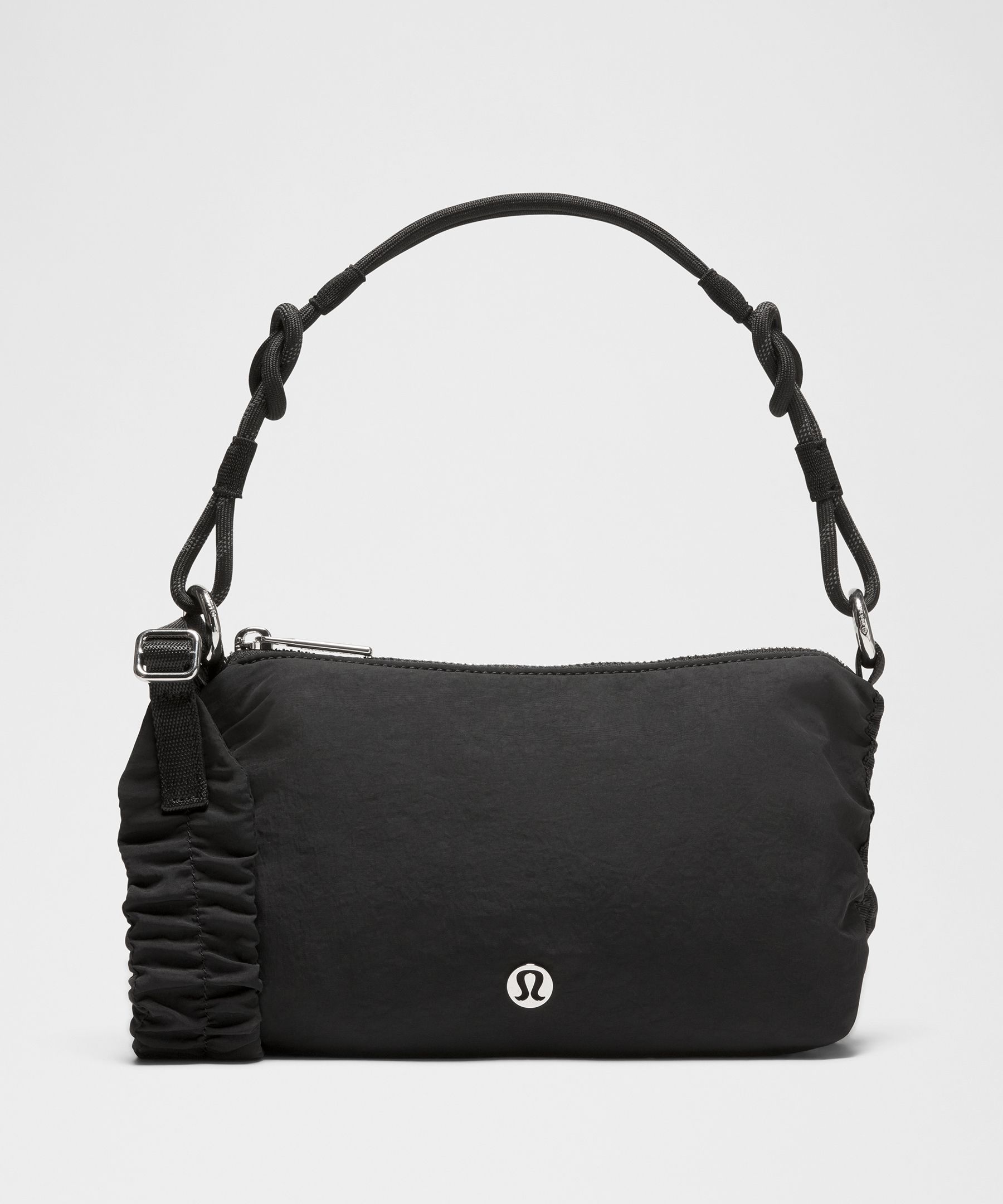 lululemon – Ruched Shoulder Bag Mini 1.5L – Color Black/Silver