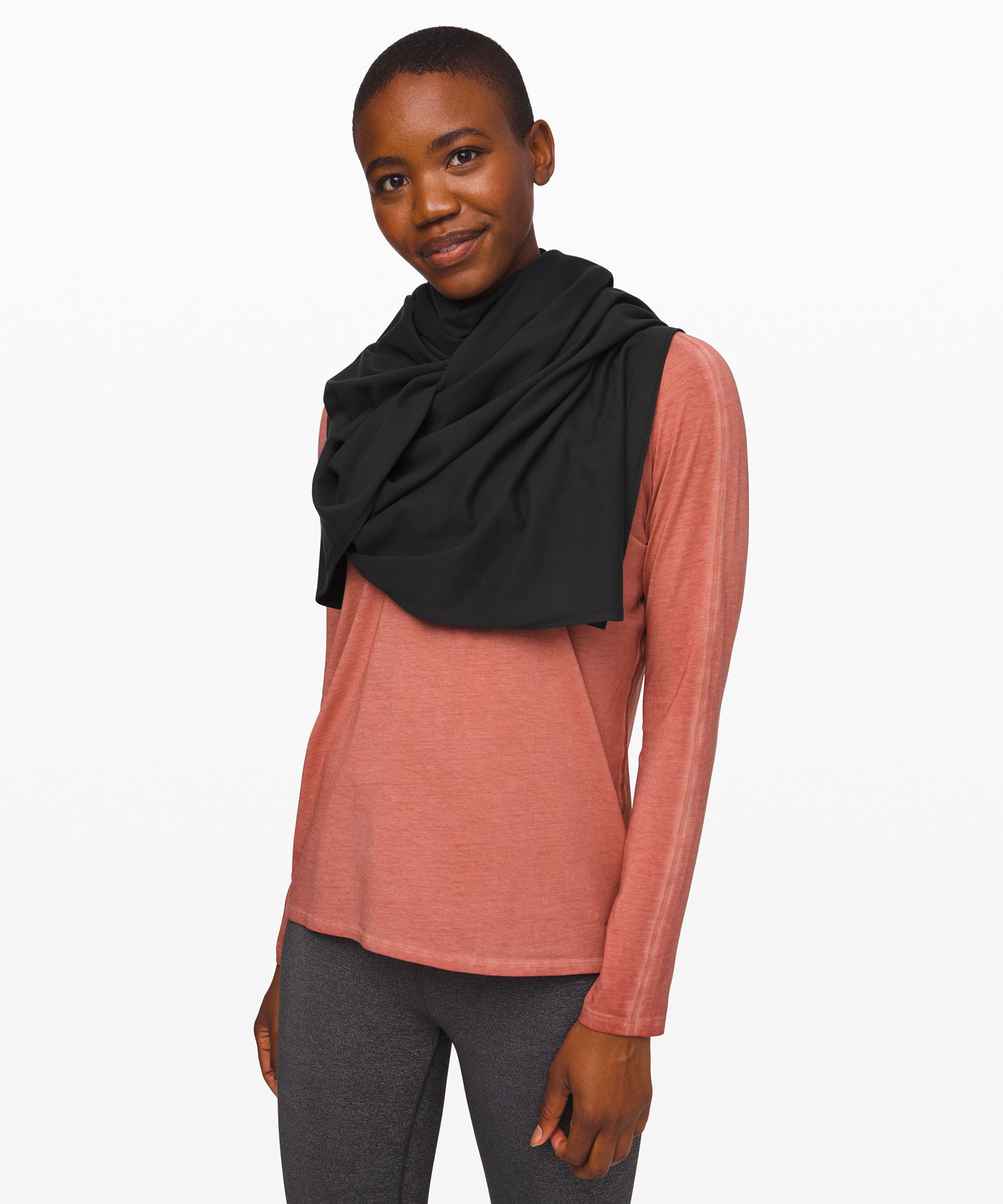 lululemon button scarf