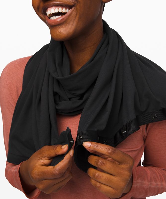 Wandelbarer Schal mit Druckknöpfen *Rulu Nur online erhältlich