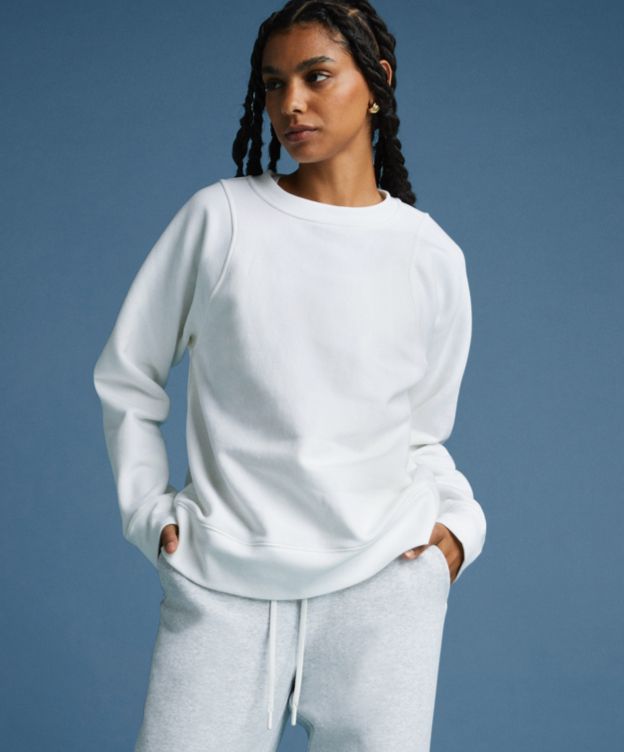 Sweatshirt shop white womens