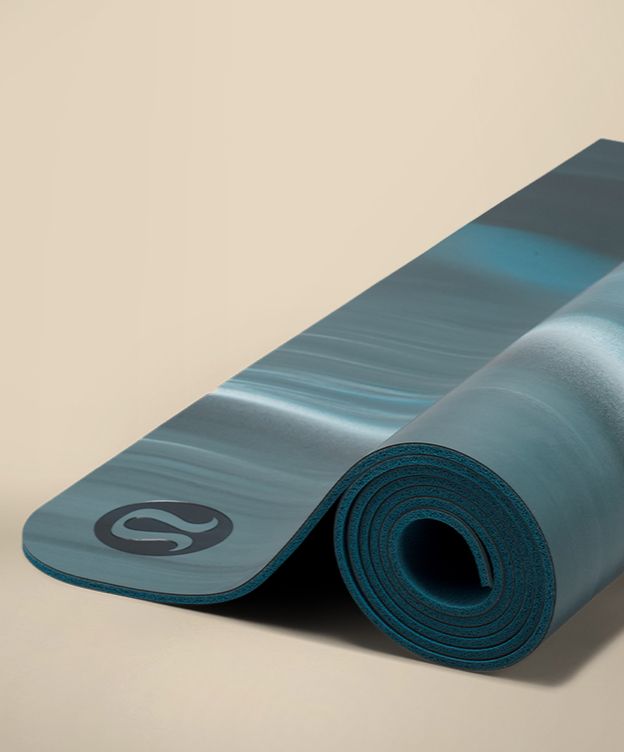Best Lululemon Yoga Mats Reviews - Chalky Rose / White / Chalky Rose The Reversible  Mat 5mm Accessories