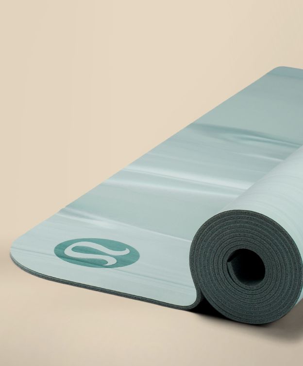 Lululemon Take Form Yoga Mat 5mm Marble Best Price - Night Sea