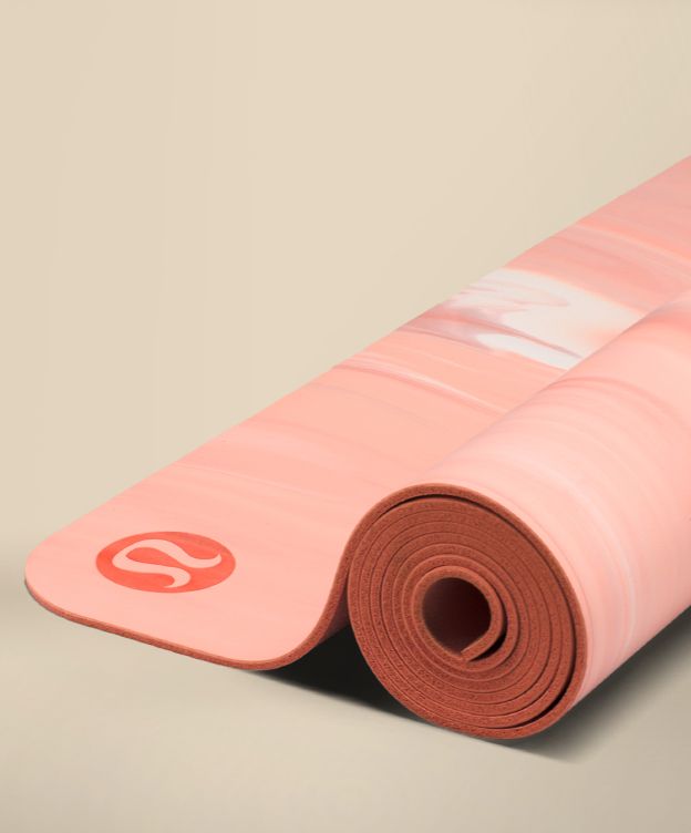 Lululemon Take Form Yoga Mat 5mm In Spiced Chai/silk Rose