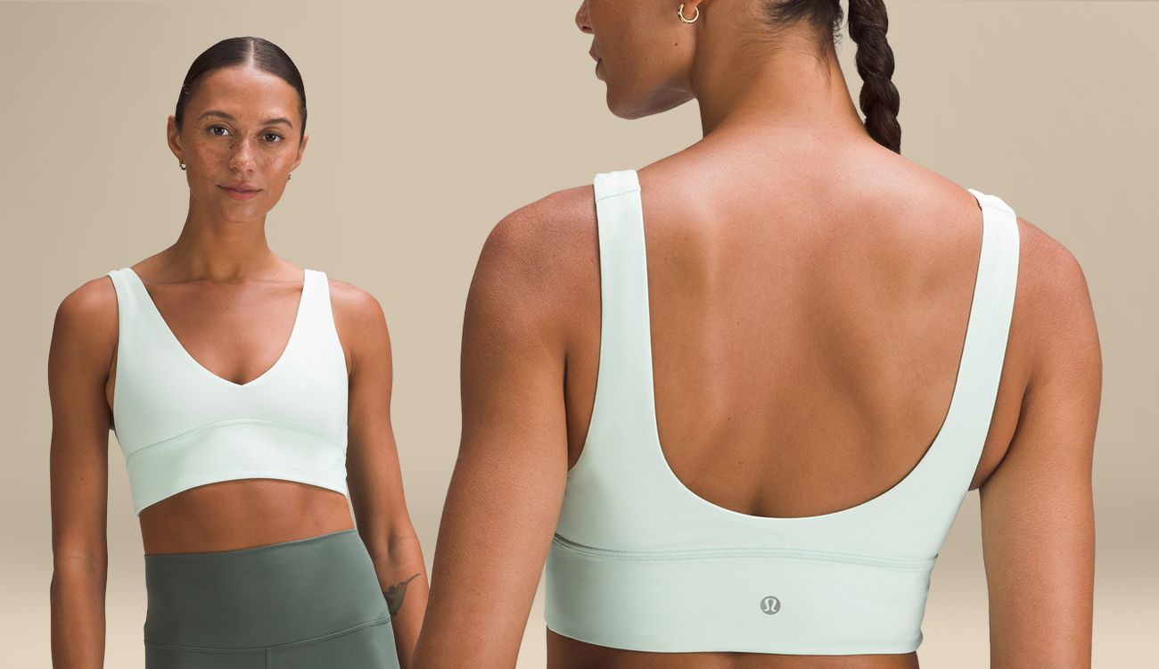 Lululemon Lulu Aqua Blue Sports Bra Size 6 - $45 (43% Off Retail