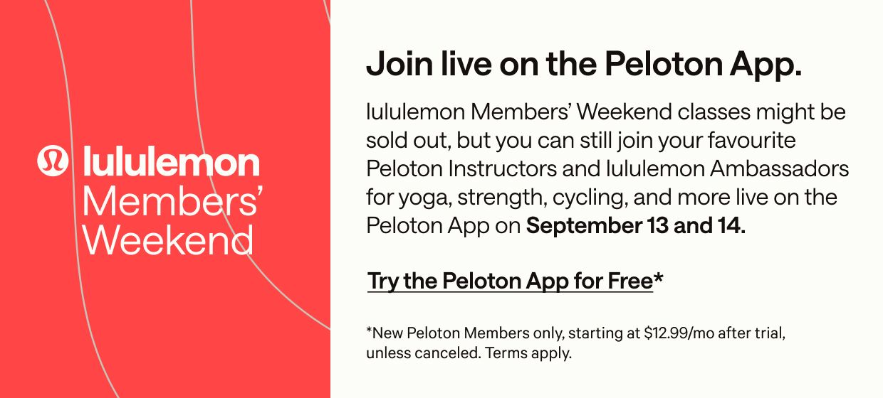 Try the Peloton App for free