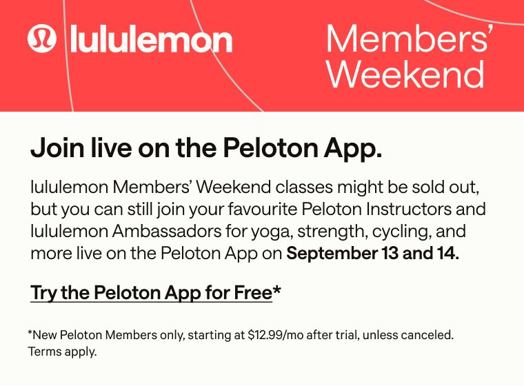 Try the Peloton App for free