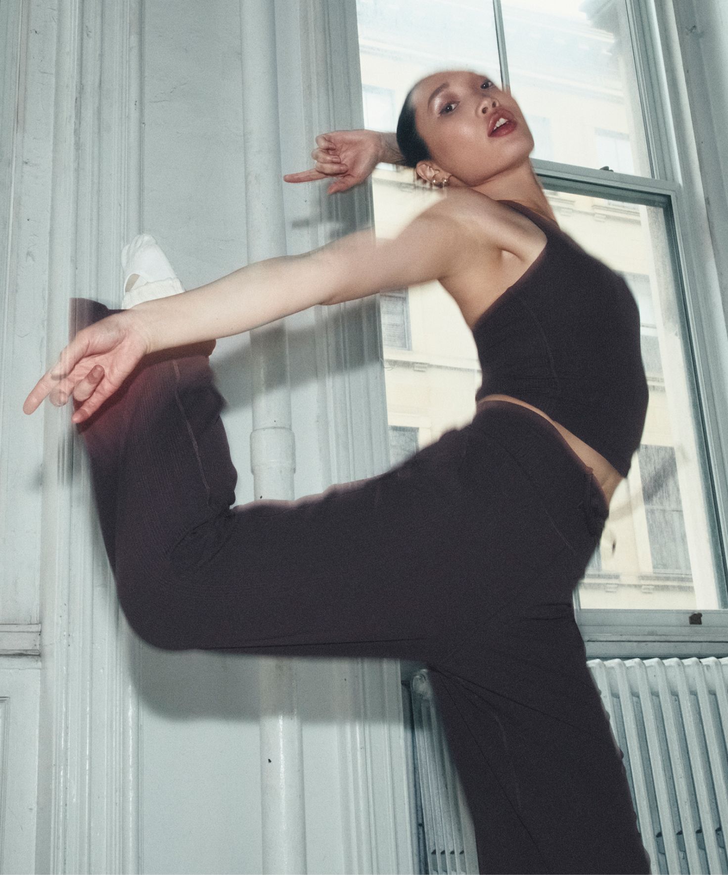 A person in lululemon.