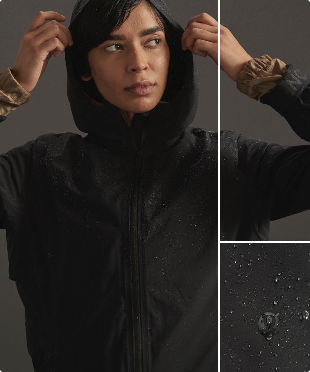 lululemon packable rain jacket