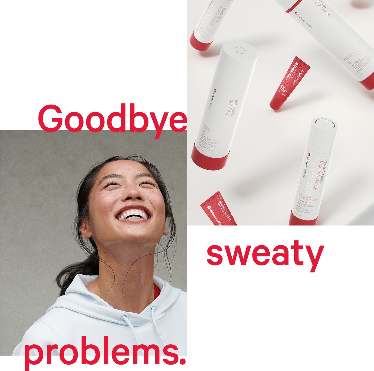Goodbye sweaty problems. - SHOP SELFCARE