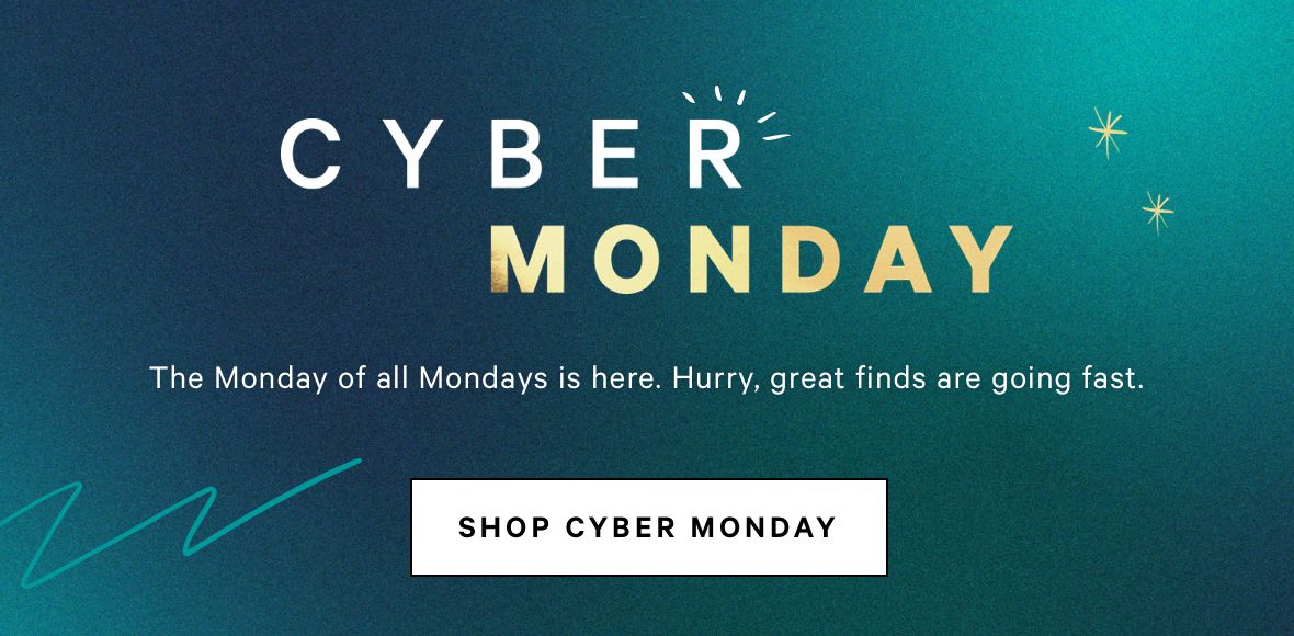 SHOP CYBER MONDAY