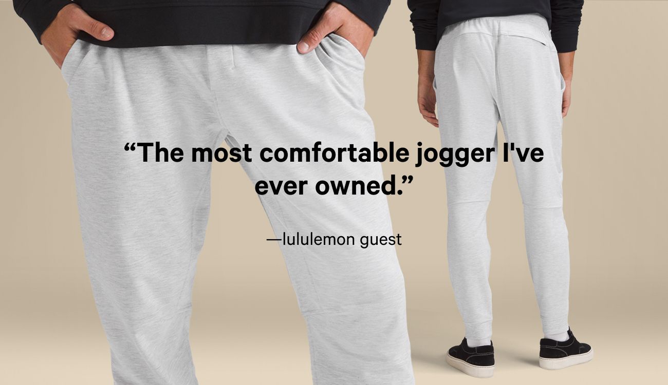 New Lululemon City Sweat Jogger Sweat Lounge Pant Mens Heathered Blue  Cobalt M