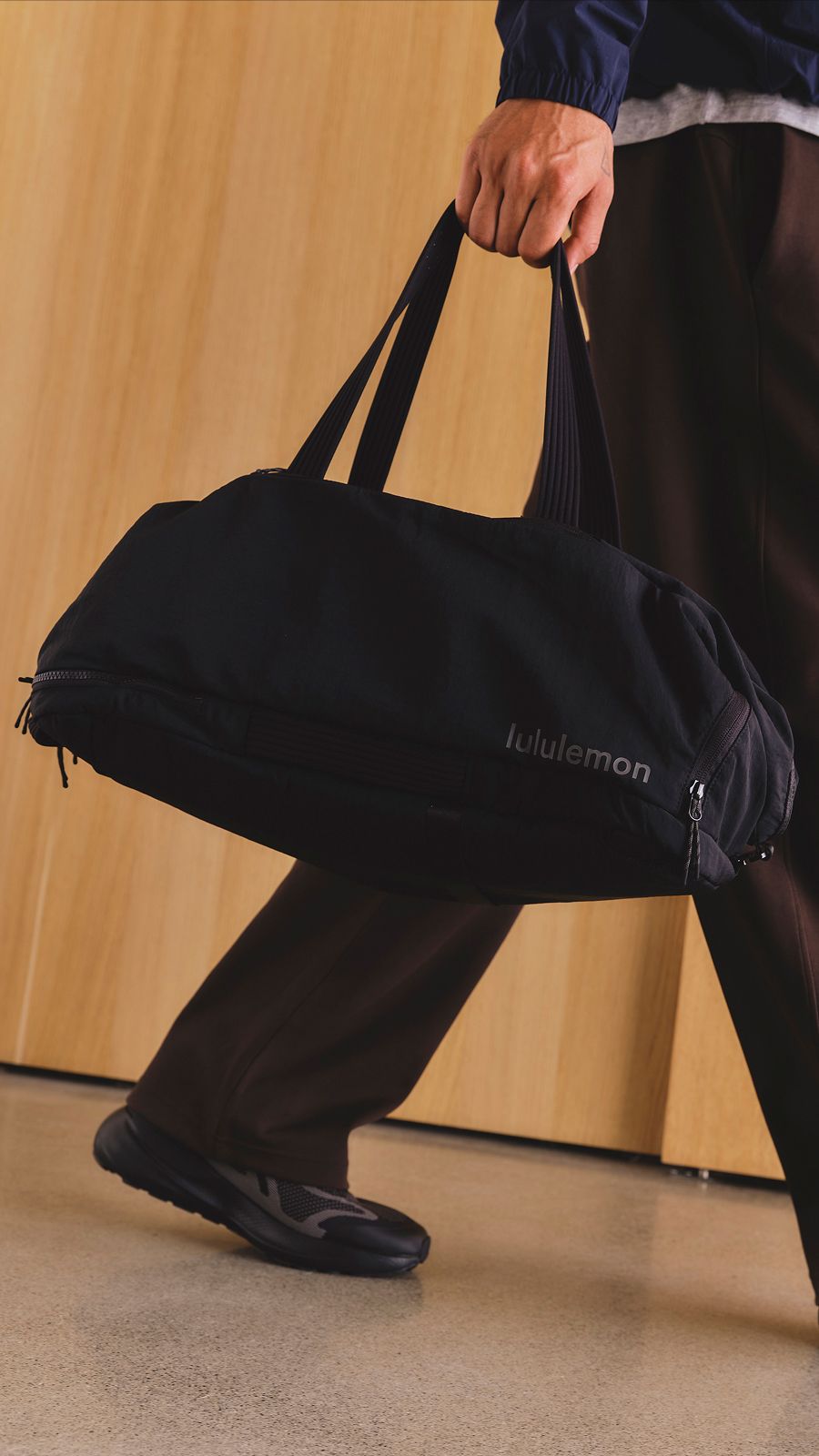 Person in Lululemon clothes