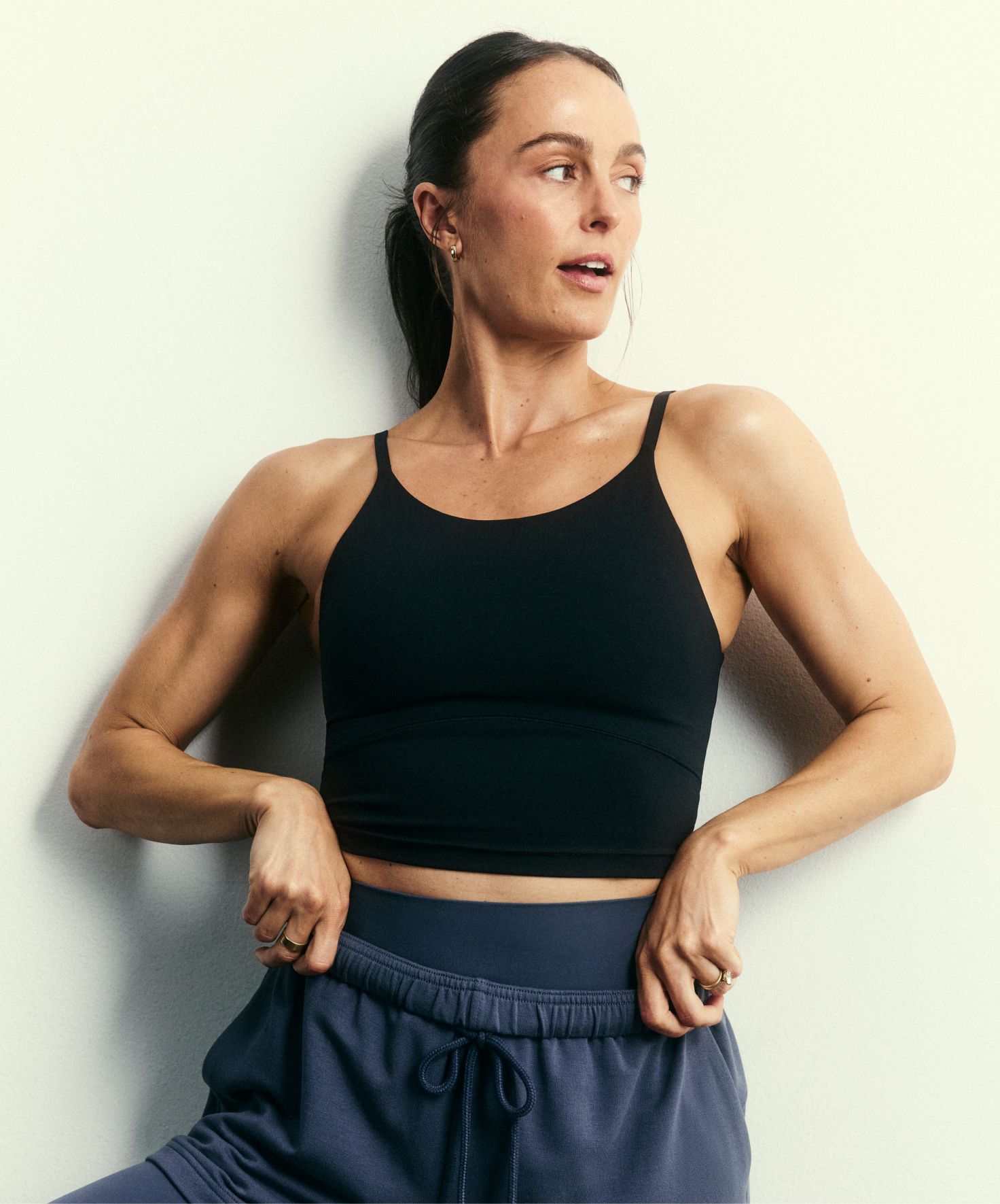 Megan Roup poses in a Groove matching set. 