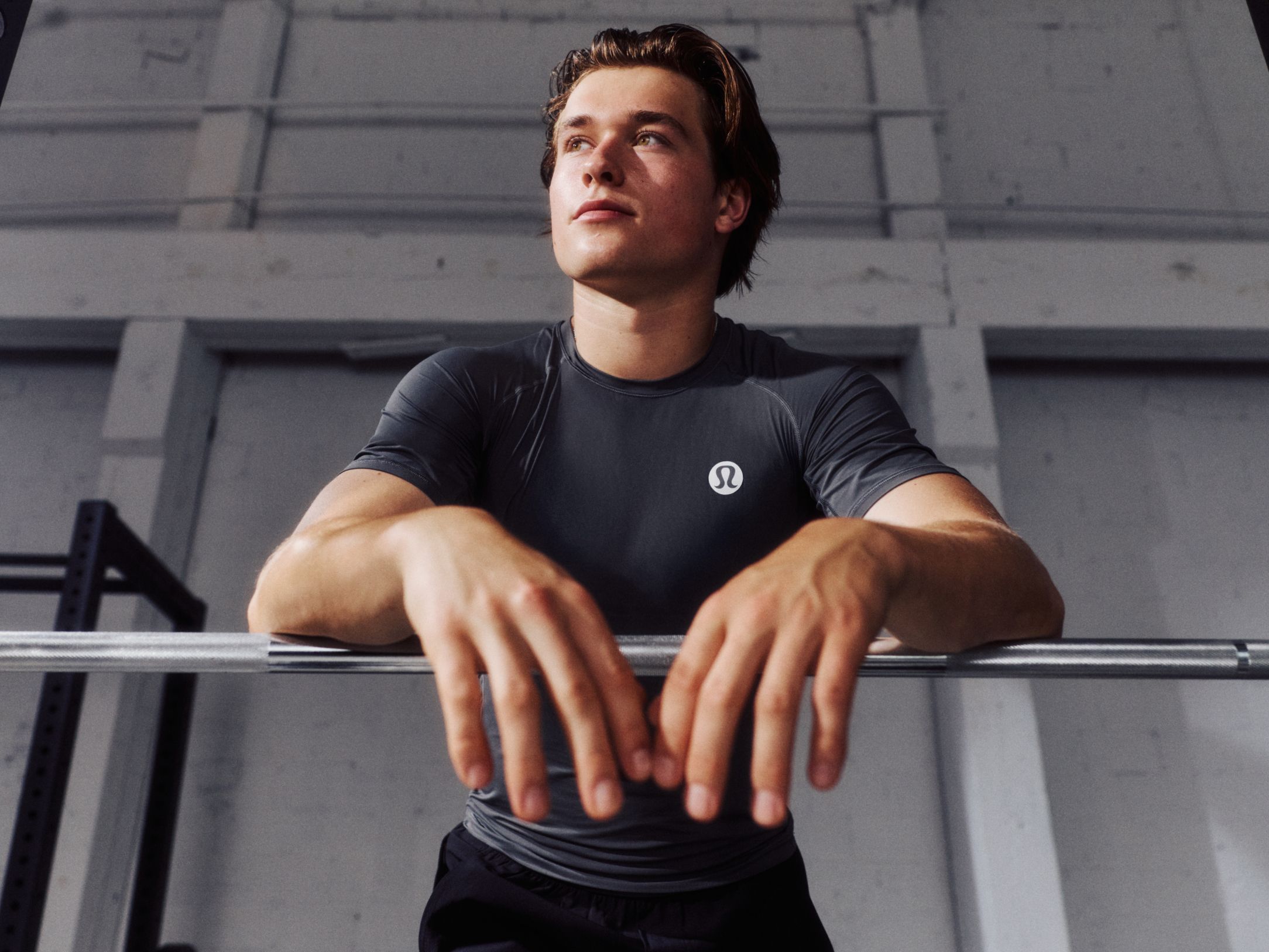 Person in Lululemon clothes
