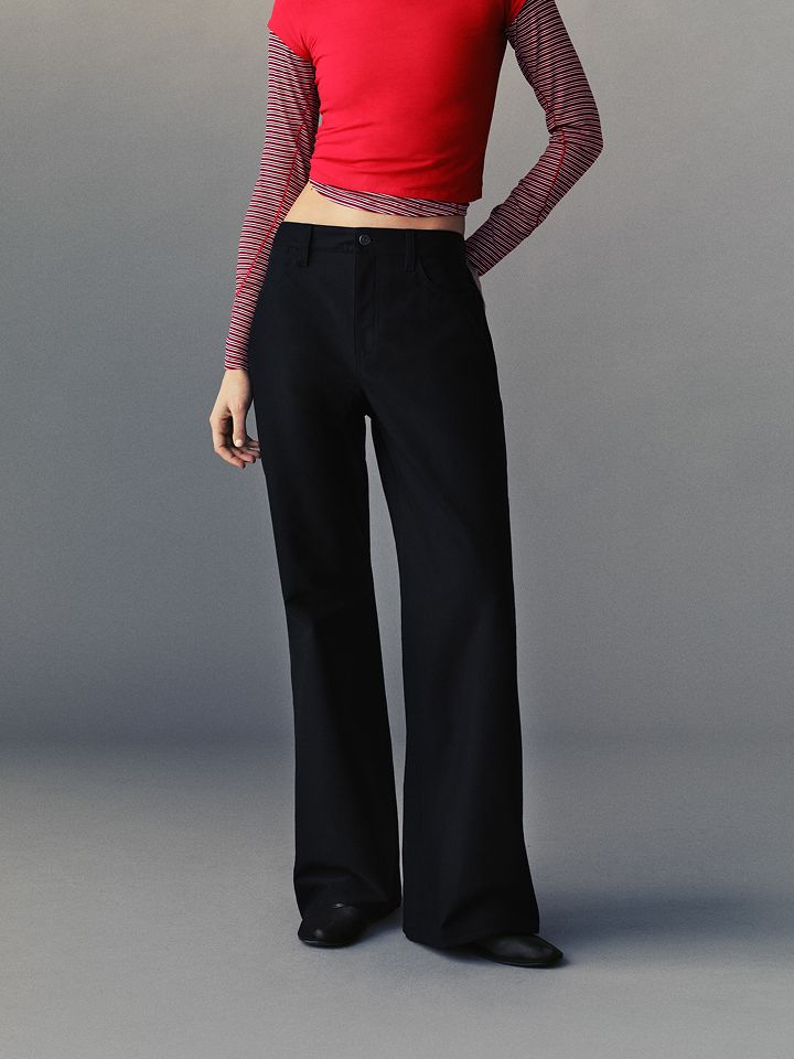 EasyFive Low-Rise Classic Wide-Leg Pant *Short | Women's Trousers
