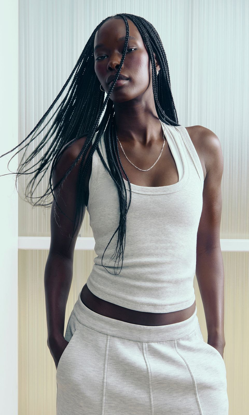 A person in lululemon.
