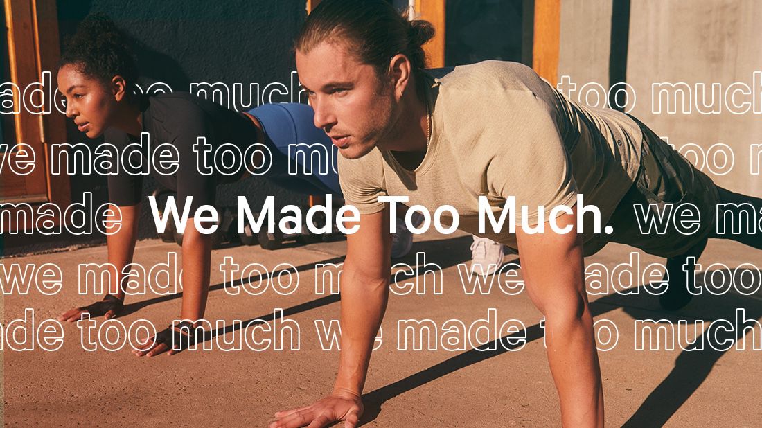 We Made Too Much lululemon EU