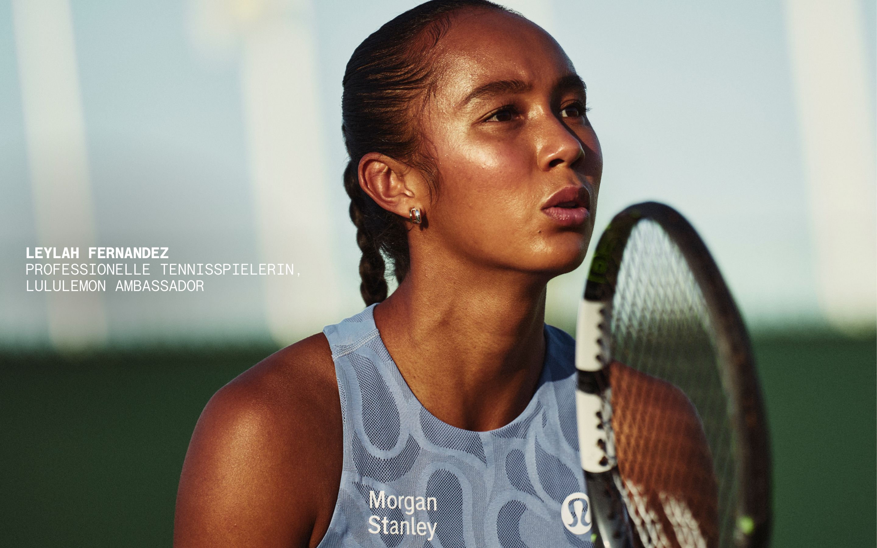 lululemon Ambassador, Leylah Fernandez.
