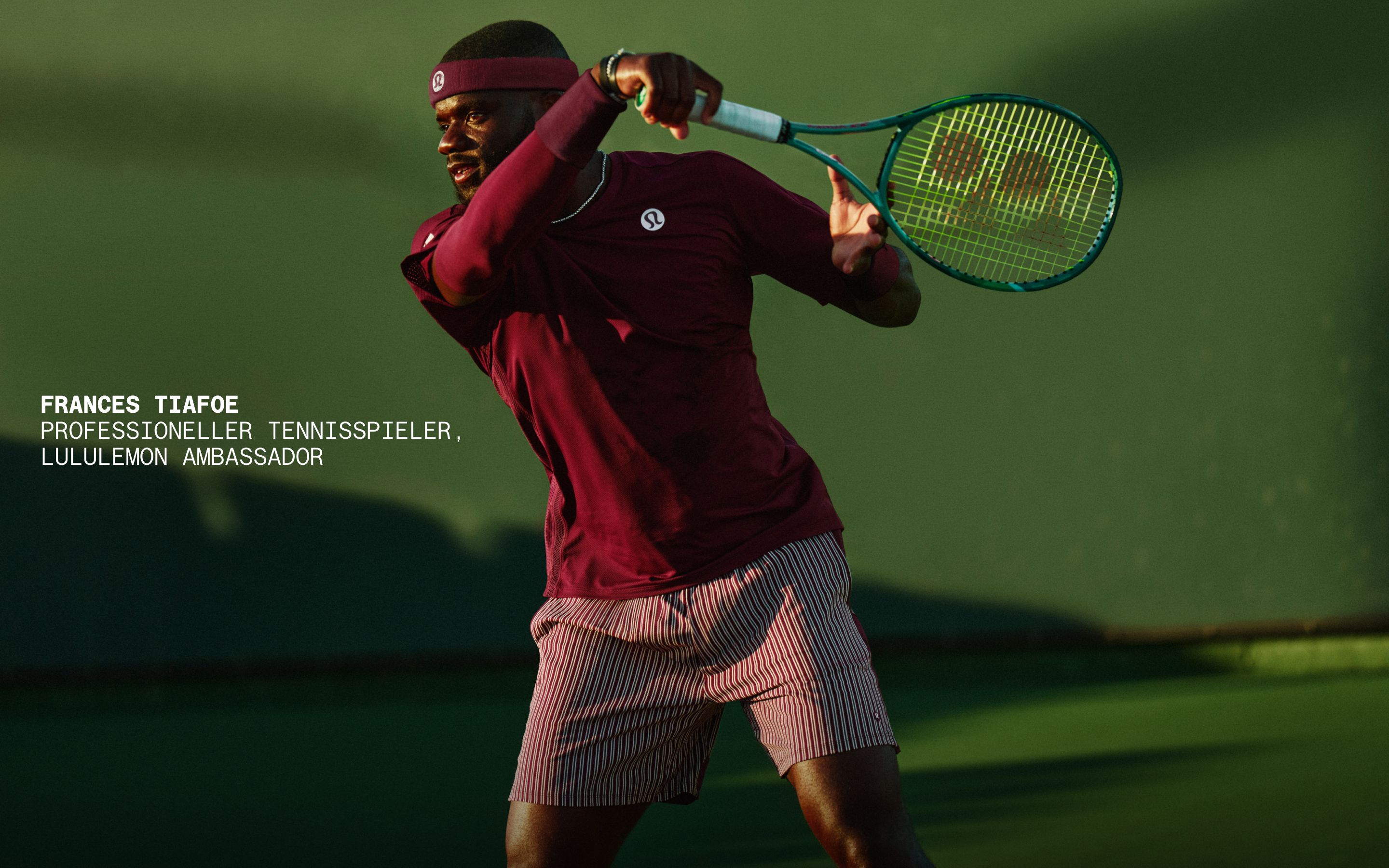 lululemon Ambassador, Frances Tiafoe.
