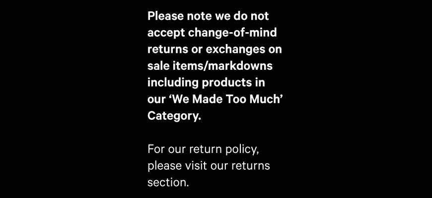 lululemon outlet we made too much