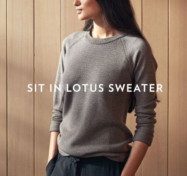 Sit in shop lotus sweater lululemon