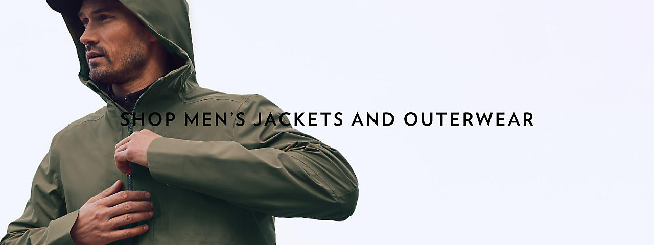 SHOP MEN'S JACKETS AND OUTERWEAR