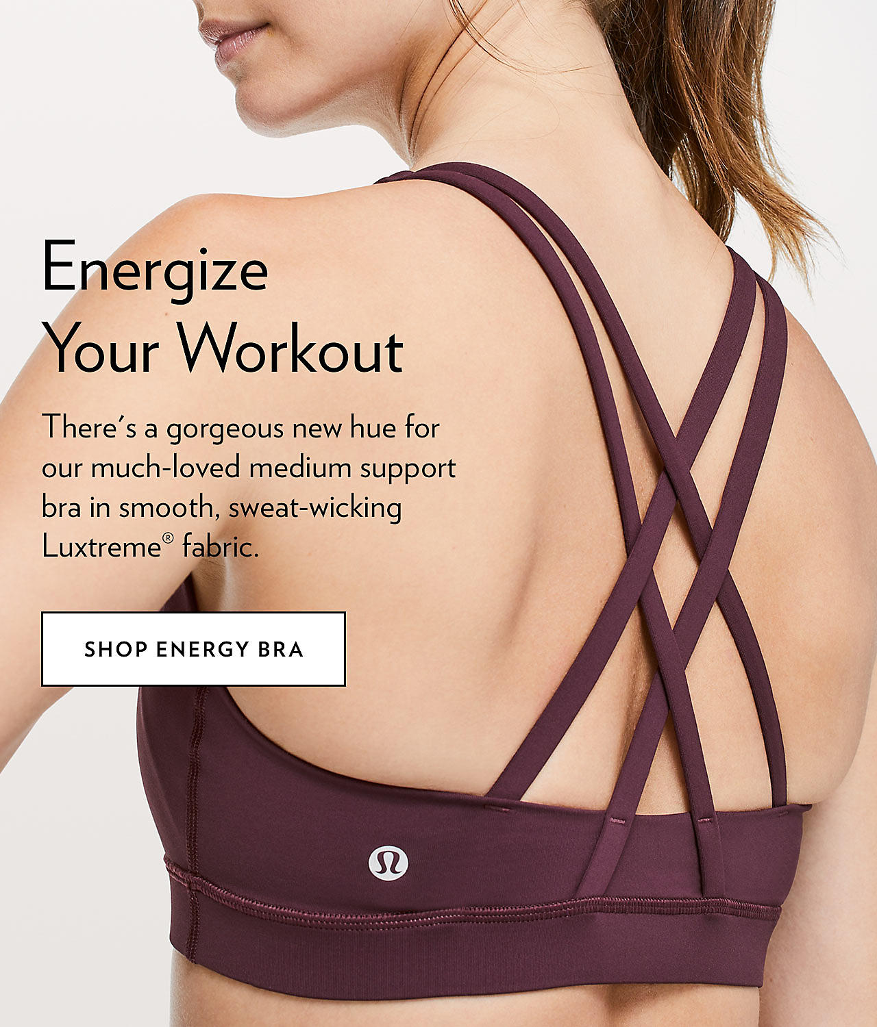 Energize Your Workout - SHOP ENERGY BRA