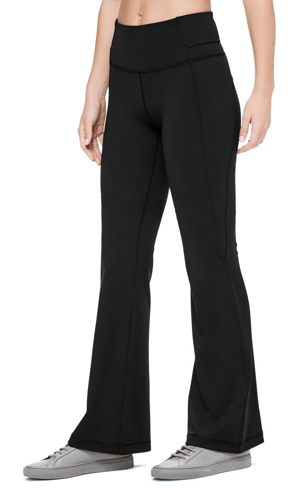 lululemon black flare pants