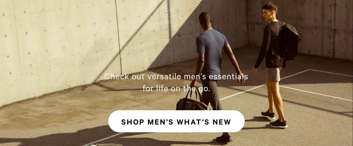 SHOP MEN'S WHAT'S NEW
