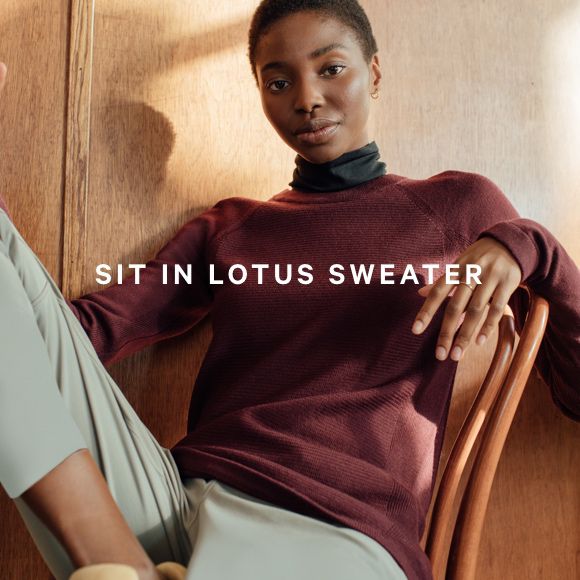 Chilly days call for the Sit In Lotus Sweater lululemon Email Archive