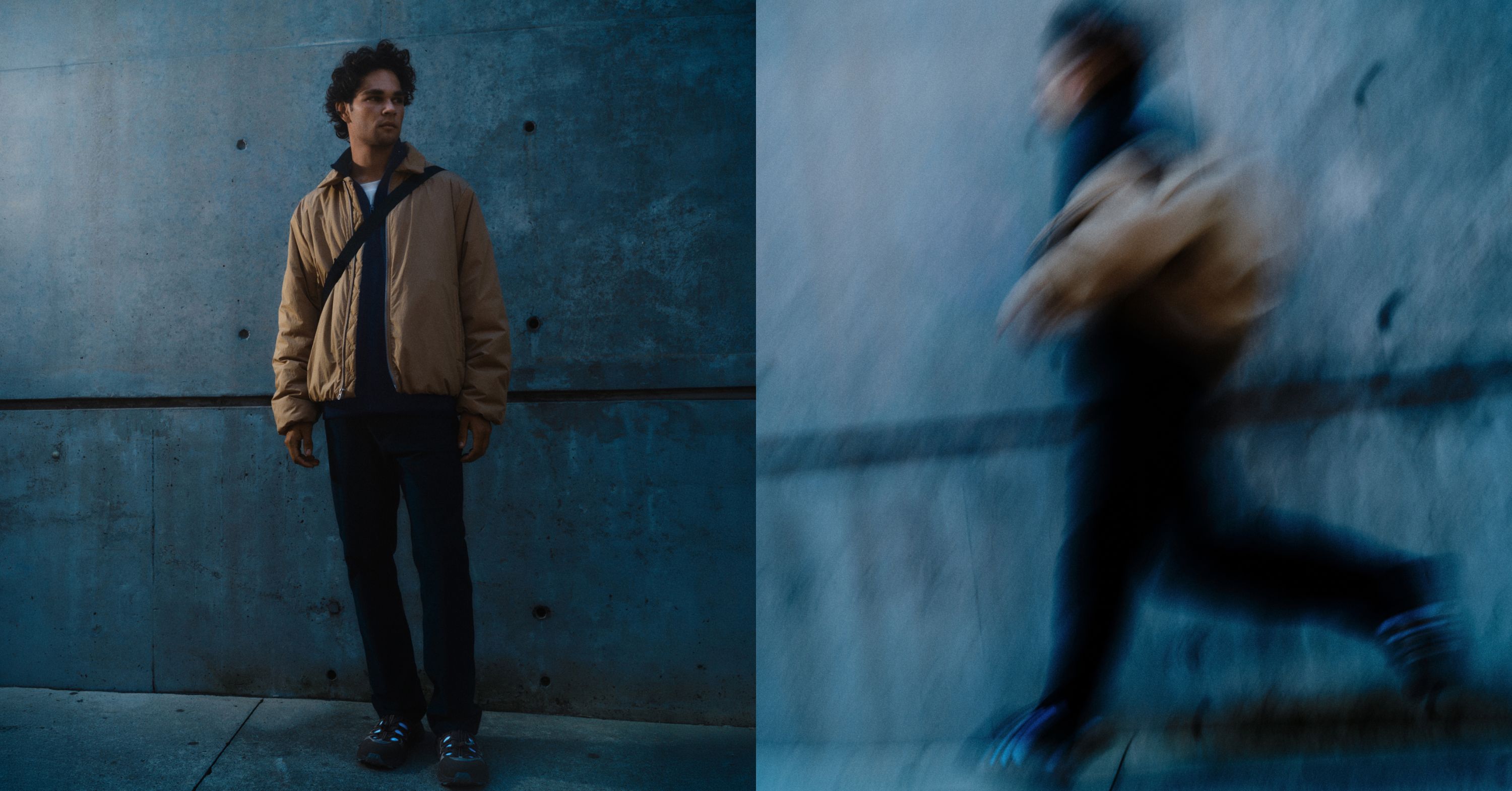 Man wearing Water Resistant Fleece Lined Jacket