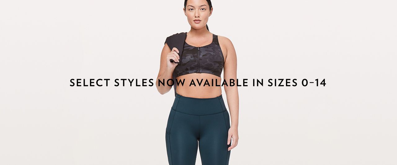 SELECT STYLES NOW AVAILABLE IN SIZES 0-14