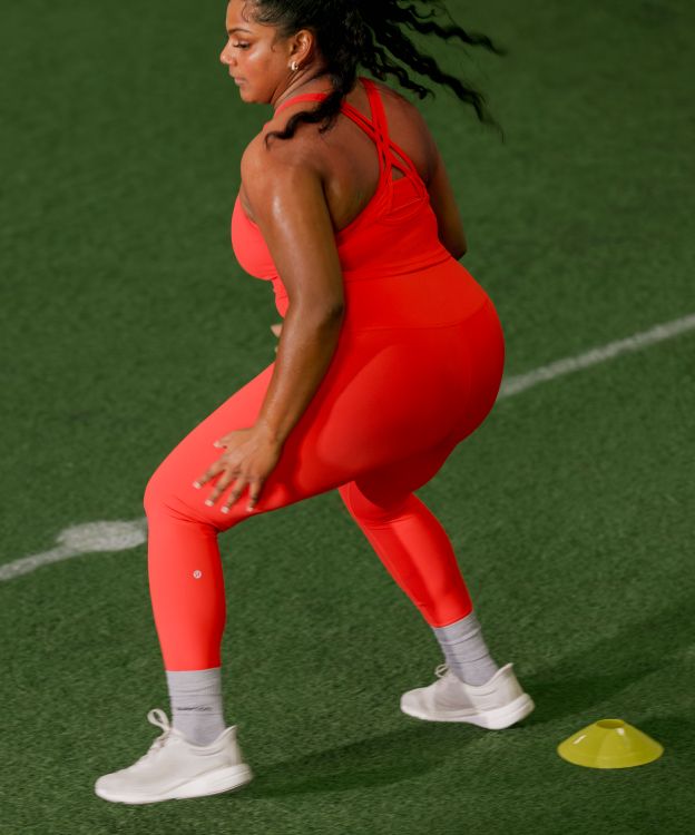 Lululemon Leggings Adult 6 Black Scrunch Cropped Training Athletic Run  Womens