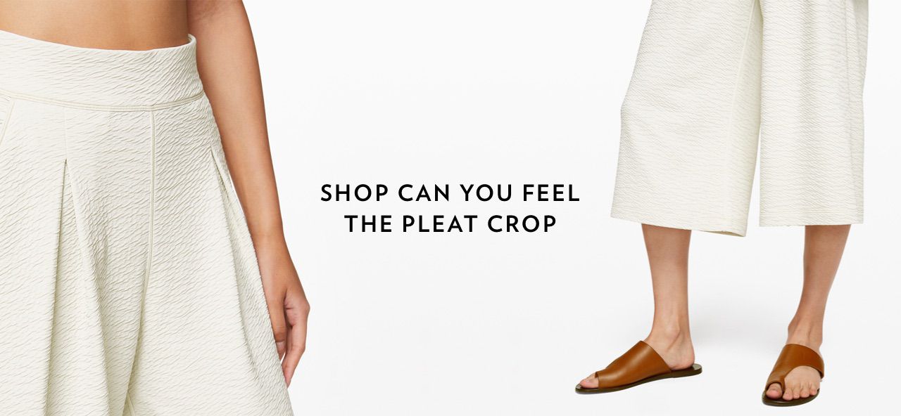 SHOP CAN YOU FEEL THE PLEAT CROP