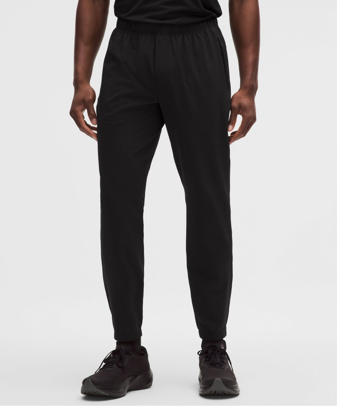 A person wears the Mile Maker Jogger from lululemon. 