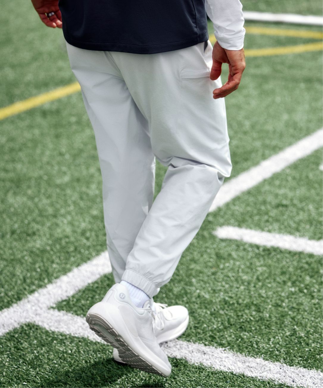 A person is wearing the Zeroed In Cargo Jogger.