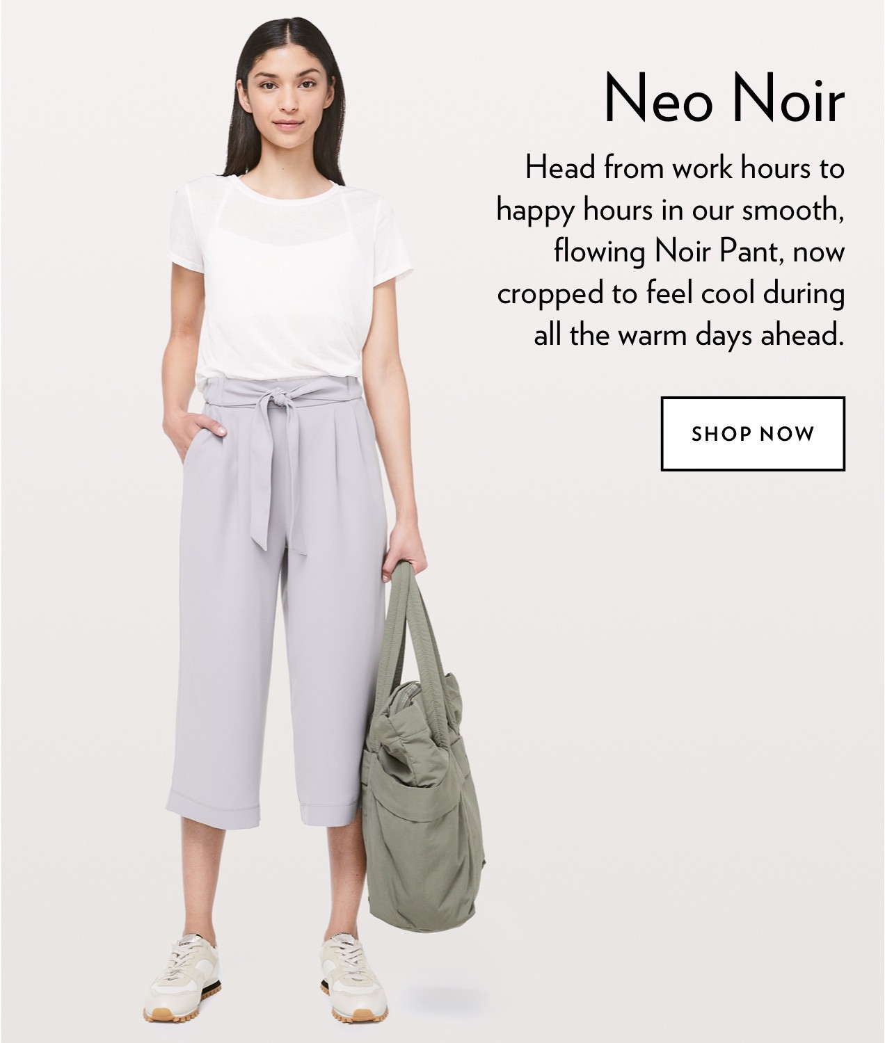 Noir clearance crop lululemon