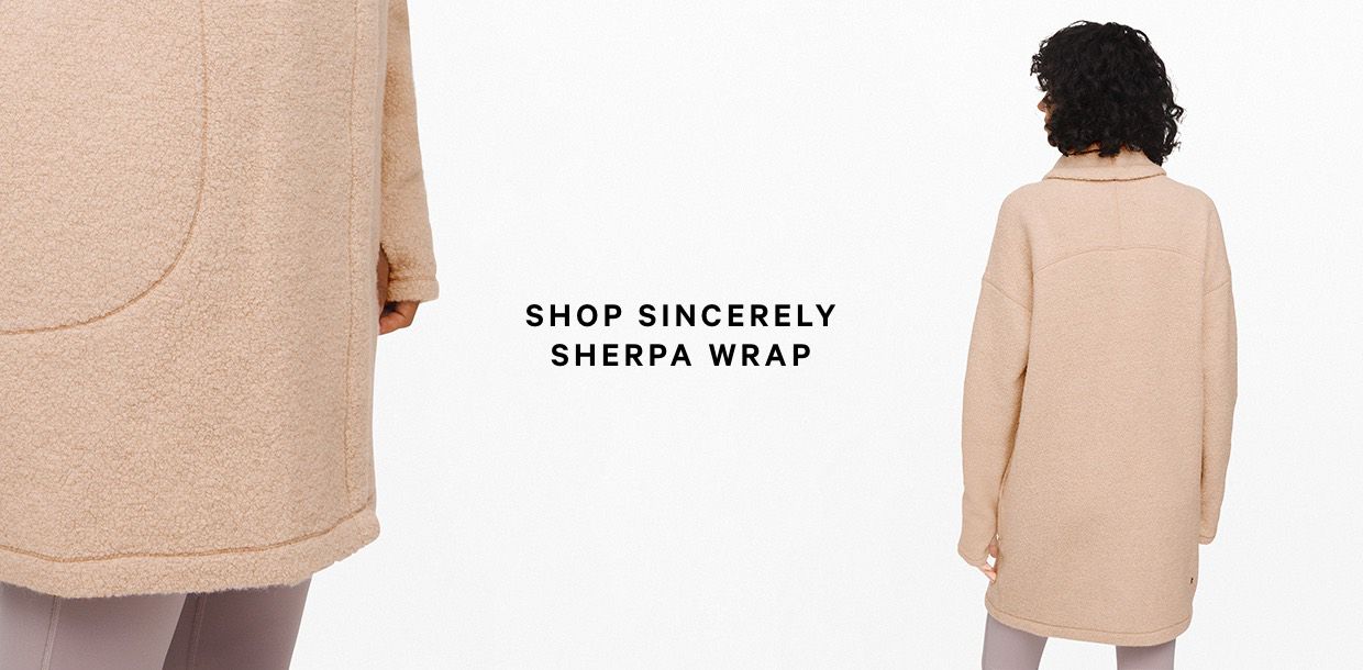 Lululemon Sincerely Sherpa sold Wrap