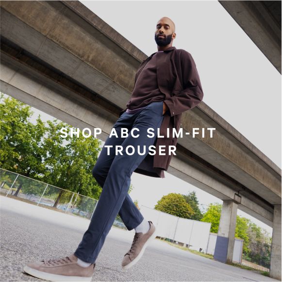 SHOP ABC SLIM-FIT TROUSER