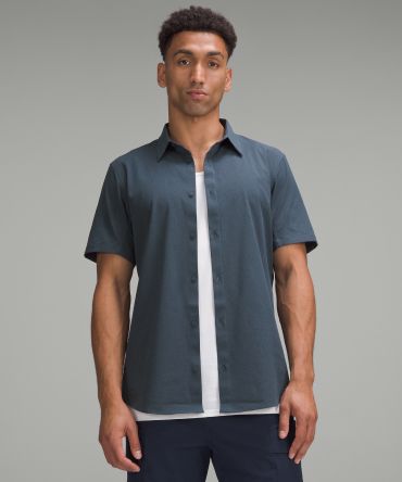 Airing Easy Short Sleeve Button