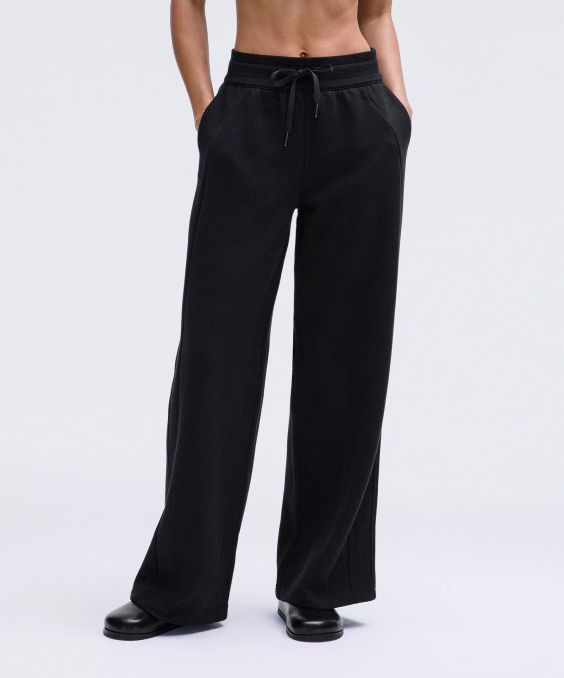 Scuba Mid-Rise Wide-Leg Pant *Regular