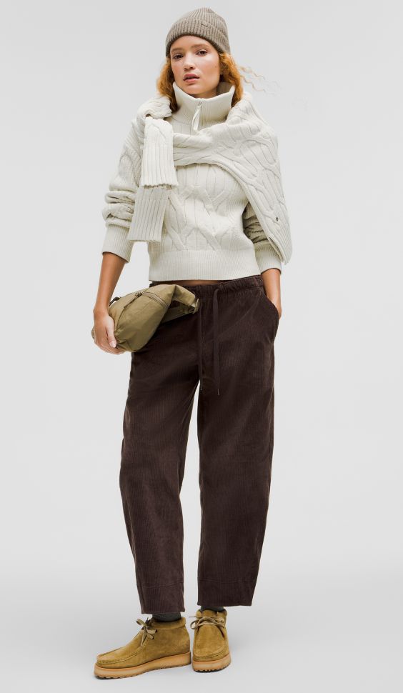 Corduroy Relaxed Mid-Rise Pull-On Pant *Regular