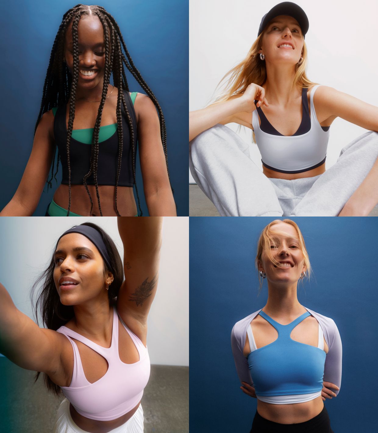 Layer them, reverse them, show them off. The delight of Bend This Bras comes in endless forms.